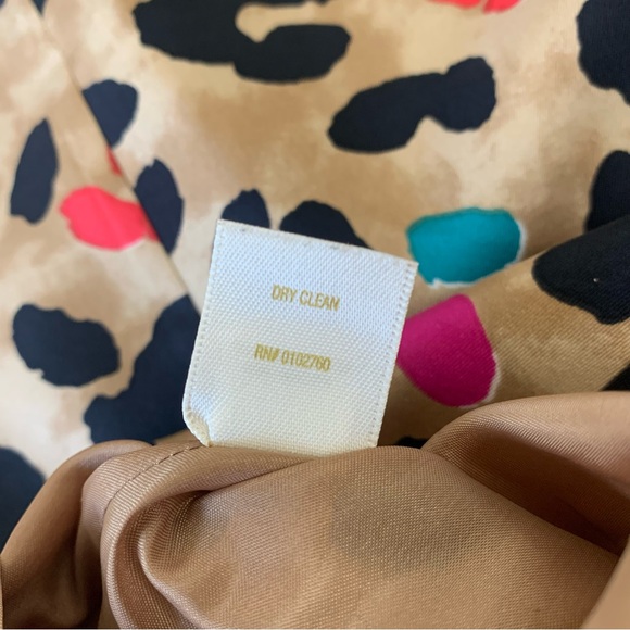 Kate Spade leopard print silk sleeveless blouse - Picture 9 of 9